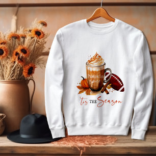 Sweatshirt C'est la saison Citrouille Spice Football automne