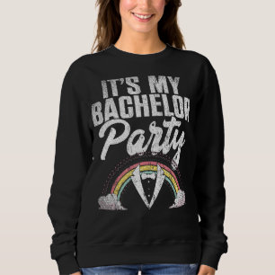 Sweatshirt Cest Ma Fête De Bachelorat Arc-En-Ciel Mari   Bach