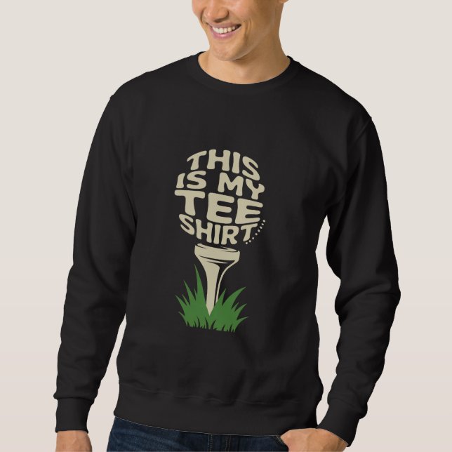 Sweatshirt C'est mon amant de golf golfeur joueur de golf gol (Devant)