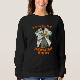 Sweatshirt C'Est Mon Bum De Plage Hawaiian Beach Été 16