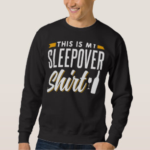 Sweatshirt C'Est Mon Équipe De Dormir Du Jour Au Soir Mignonn