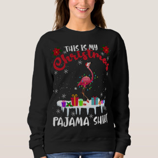 Sweatshirt C'Est Mon Pajama De Noël Xmas Doberman Light Sa