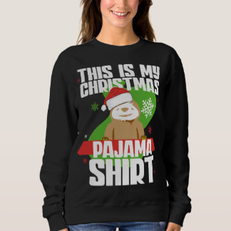 Sweatshirt C'Est Mon Pyjama De Noël Fantastique Fantôme De No