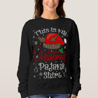 Sweatshirt C'Est Mon Pyjama De Noël Fête De Noël Famille Corr