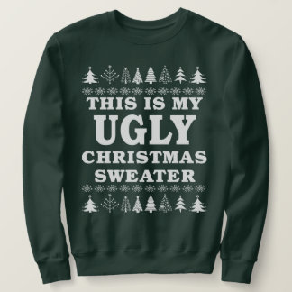 Sweatshirt C'est mon vilain pull de Noël Drôle cadeau