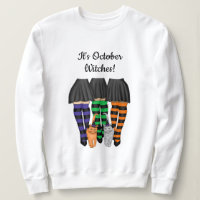 C'est Octobre Sorcières - Trois Sorcières et Chats