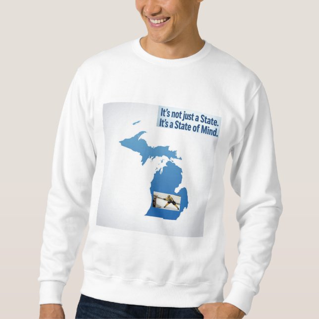 Sweatshirt C'est plus qu'un État. C'est un État d'Esprit T-sh (Devant)