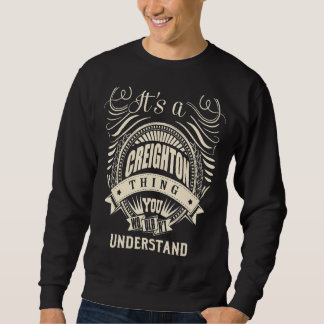 Sweatshirt C'est un Creighton que l'on ne comprend pas