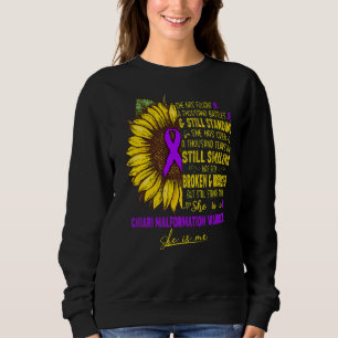 Sweatshirt C'Est Un Guerrier De Malformation Chiari C'Est Moi