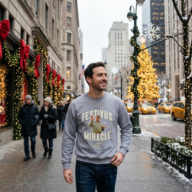 Sweatshirt C'est un Miracle de Festivus (Créateur téléchargé)