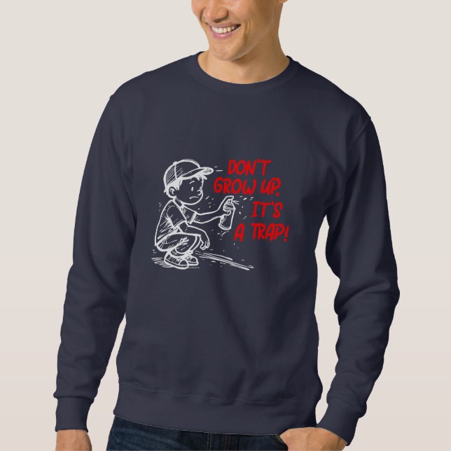 Sweatshirt C'est un piège (Devant)