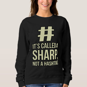 Sweatshirt C'est un professeur de piano Music Player Musicien