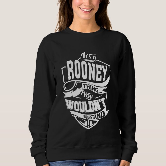 Sweatshirt C'est un truc ROONEY Cadeaux (Devant)