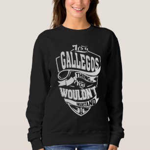 Sweatshirt C'est une affaire de Gallegos