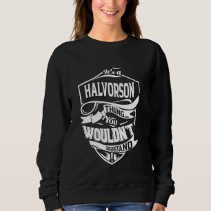 Sweatshirt C'est une affaire de HALVORSON que vous ne compren