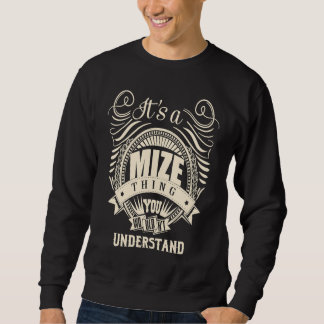 Sweatshirt C'est une affaire de MIZE que vous ne comprendriez