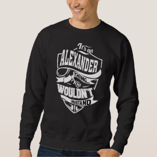 Sweatshirt C'est une chose d'Alexandre