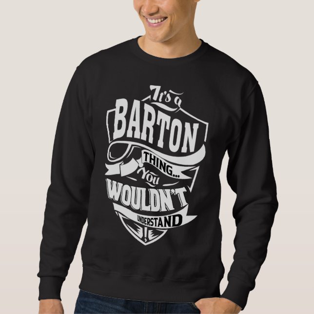 Sweatshirt C'est une chose de Barton (Devant)