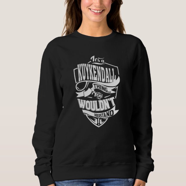 Sweatshirt C'est une chose KUYKENDALL (Devant)