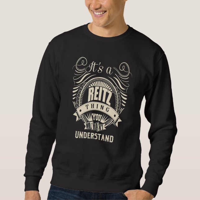 Sweatshirt C'Est Une Chose Ritz Que L'On Comprendrait (Devant)