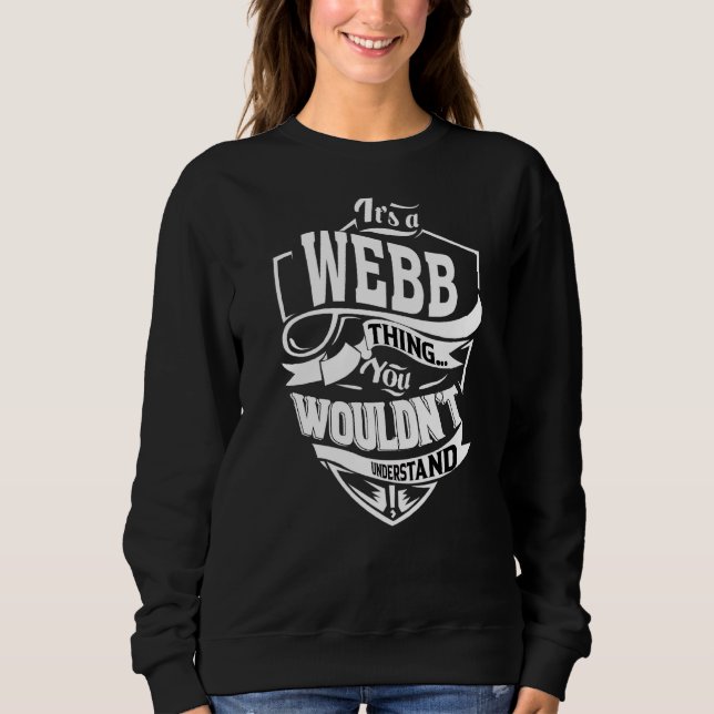 Sweatshirt C'est une chose Web (Devant)