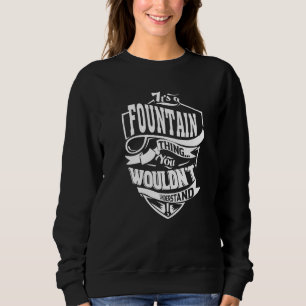Sweatshirt C'est une histoire de fontaine