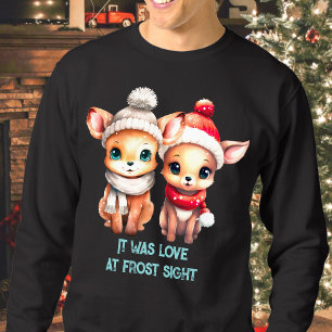 Sweatshirt C'était de l'amour pour la vue sur le gel Noël aux