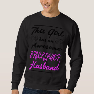 Sweatshirt Cette Fille A Un Magnifique Mari En Brique