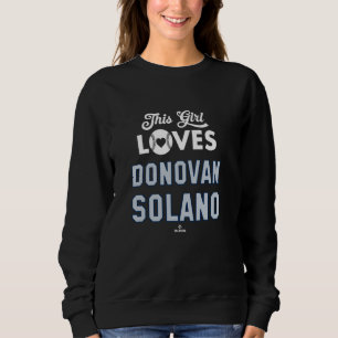 Sweatshirt Cette fille aime Donovan Solano baseball de Seattl