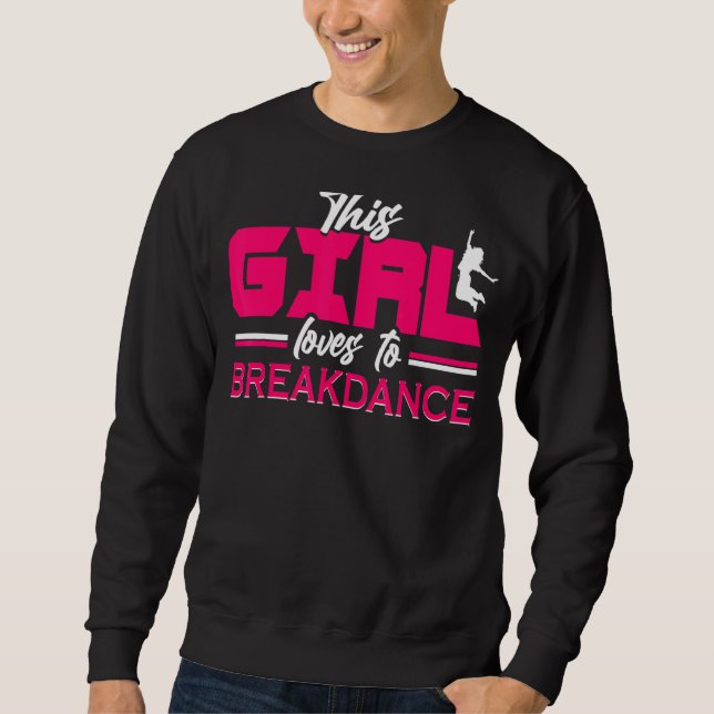 Sweatshirt Cette Fille Aime Percer 3 (Devant)