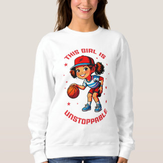 Sweatshirt Cette Fille Est Inarrêtable