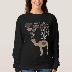 Sweatshirt Chameau mignon J'Aime Vraiment Les Camels Ok