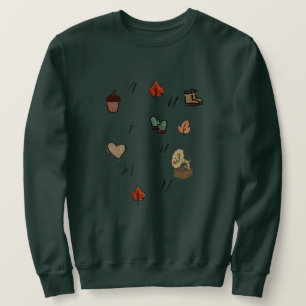 Sweatshirt chandail à thème automne