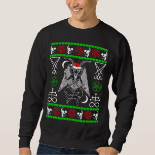 Sweatshirt Chandail de Noël Baphomet