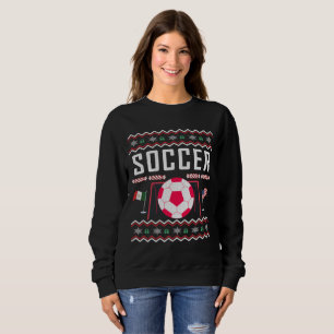 Sweatshirt Chandail de Noël moche de football