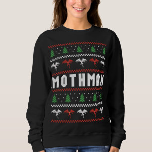 Sweatshirt Chandail de Noël moche Mothman