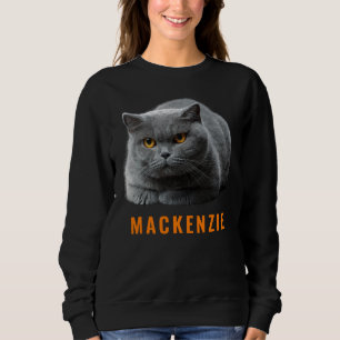 Sweatshirt Chandail de Noël moche. Photo et nom personnalisés