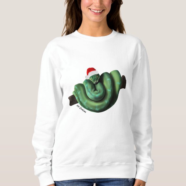 Sweatshirt Chandail de vacances Python (Devant)