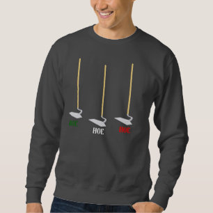 Sweatshirt Chandail laid de Noël de houe de houe de houe