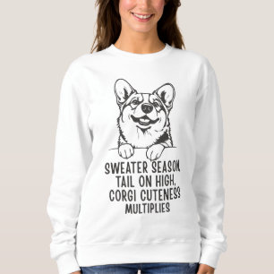 Sweatshirt Chandail pour amateur de Corgi mignon et confortab