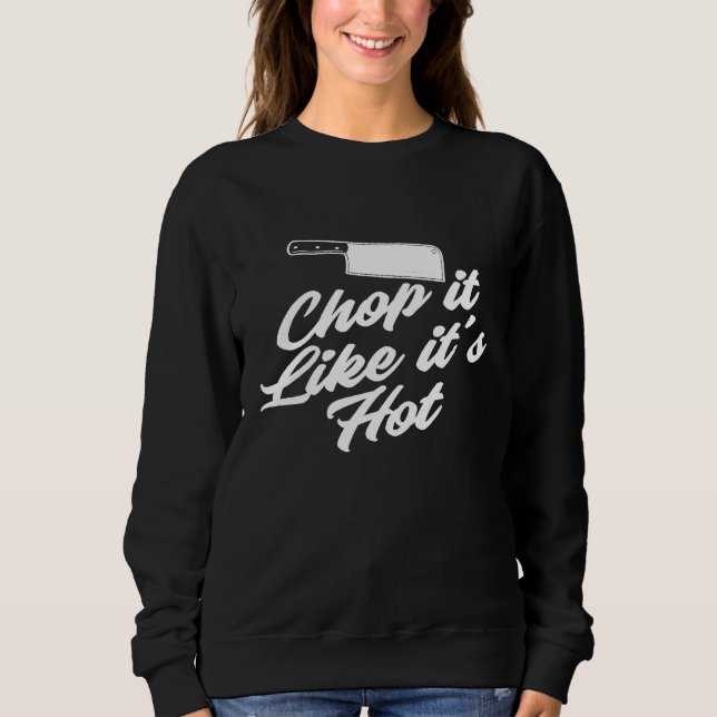 Sweatshirt Changer comme son chaud (Devant)