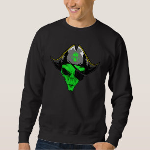 Sweatshirt Chapeau de pirate extraterrestre Costume d'Hallowe