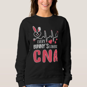 Sweatshirt Chaque lapin est Favorite Cna Infirmier de mignons
