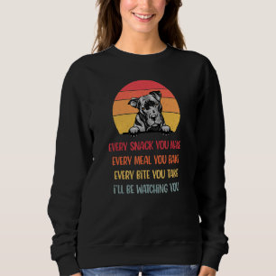 Sweatshirt Chaque Snack Que Vous Faites Pit Bull Chien Pitbul