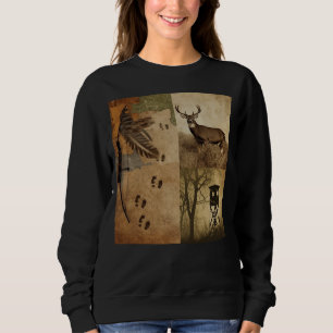 Sweatshirt Chasse à l'arc au cerf de Virginie vintage