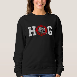 Sweatshirt Chasse au sanglier Chasse au sanglier sauvage Sang