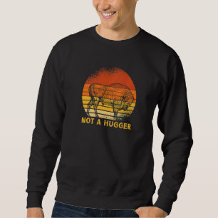 Sweatshirt Chasseur de bison américain Buffles Chasse Pas un