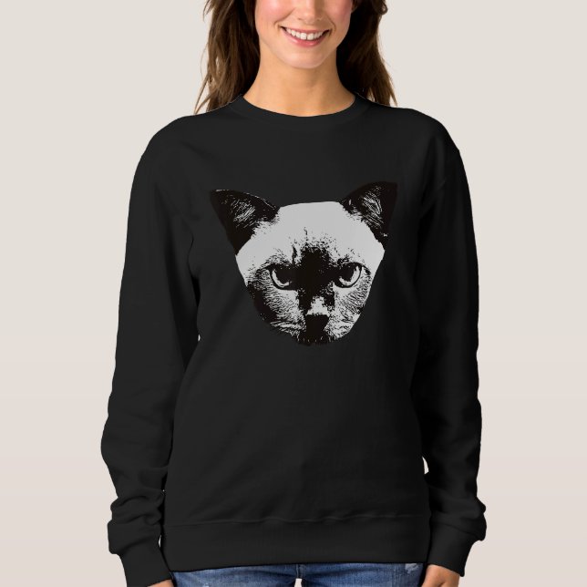 Sweatshirt Chat birman (Devant)
