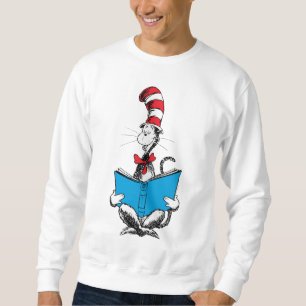 Sweatshirt Chat dans le chapeau en lecture