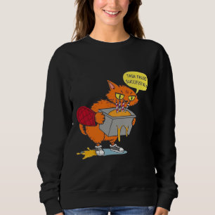 Sweatshirt Chat de pâtisserie drôle : Tâche échouée avec succ
